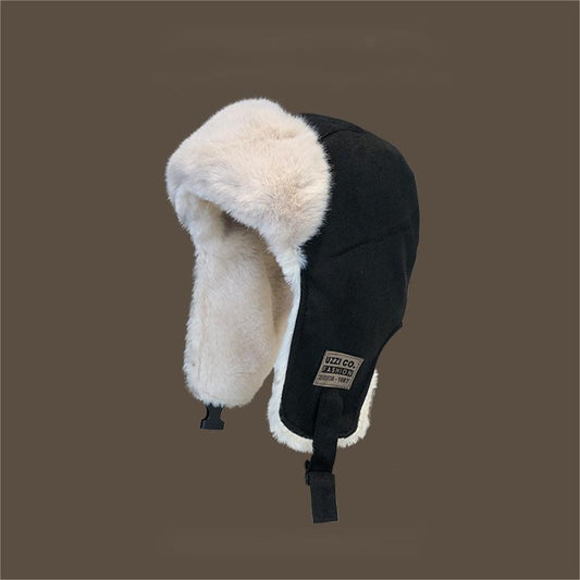 Trendy Warm Plush Wind-proof And Cold Protection Hat