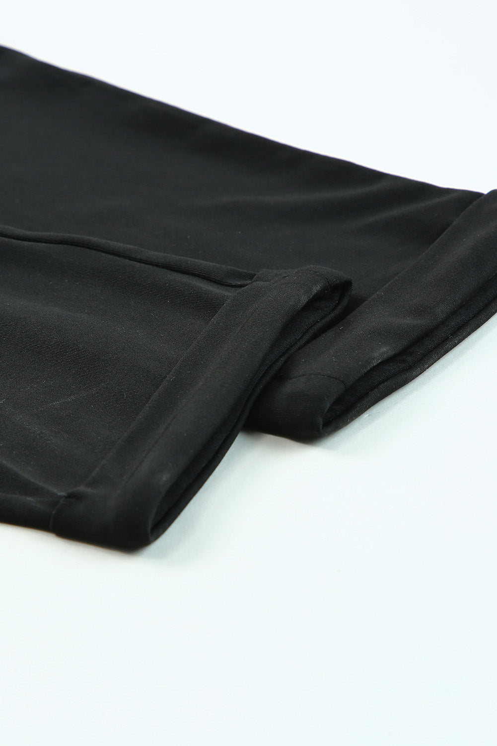 Black Tie Waist Off Shoulder Short Sleeve Tapered Jumpsuit