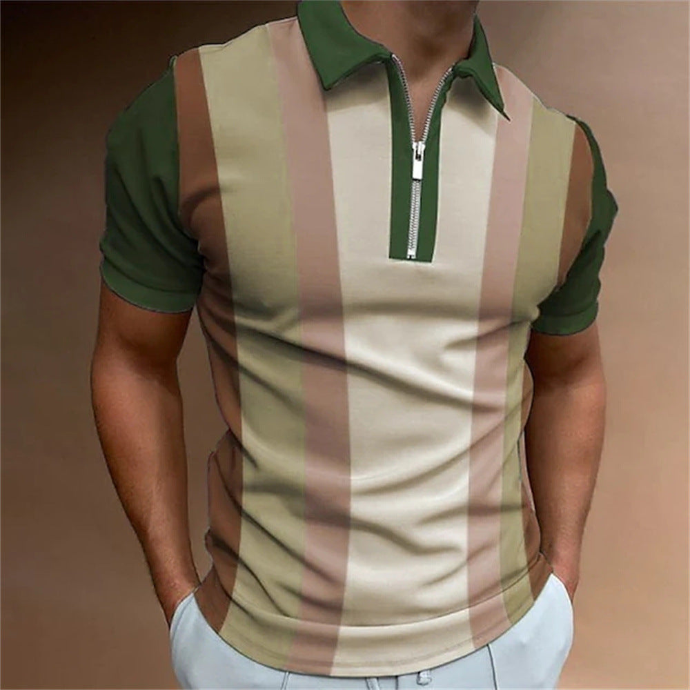 Men's 3D Printed Polo Shirt