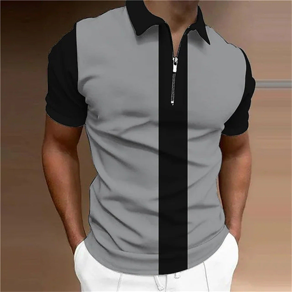 Men's 3D Printed Polo Shirt