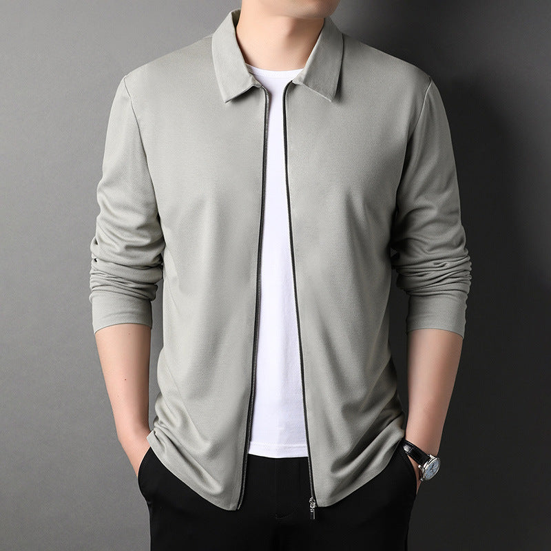 Men's Fashion Simple Lapel Casual Jacket