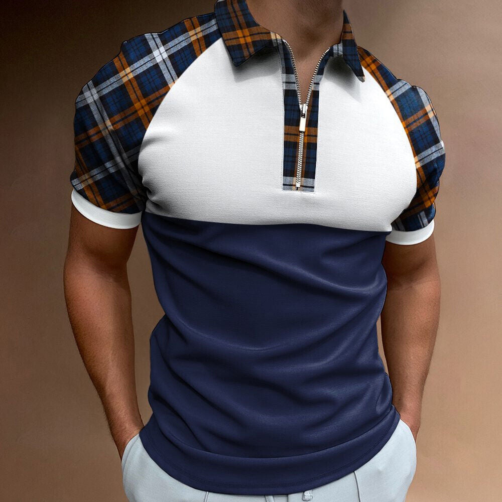 European And American Men's Fashion Casual Short Sleeve