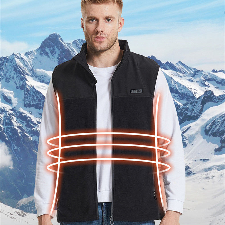 USB Constant Temperature Electric Fleece Smart Vest