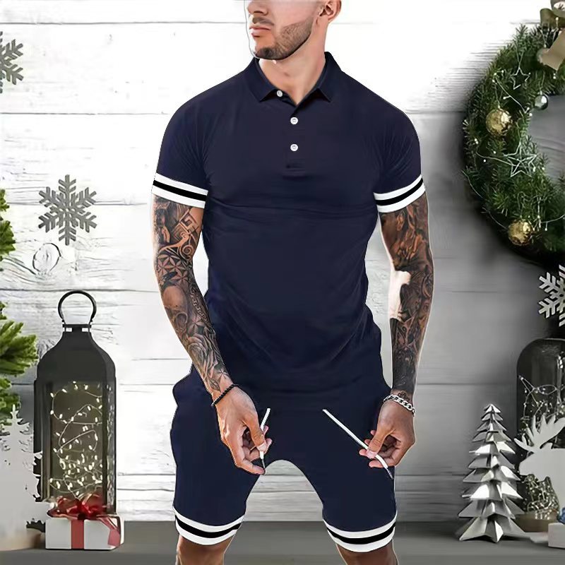Men's Fashion Sports And Leisure Two Piece Suit