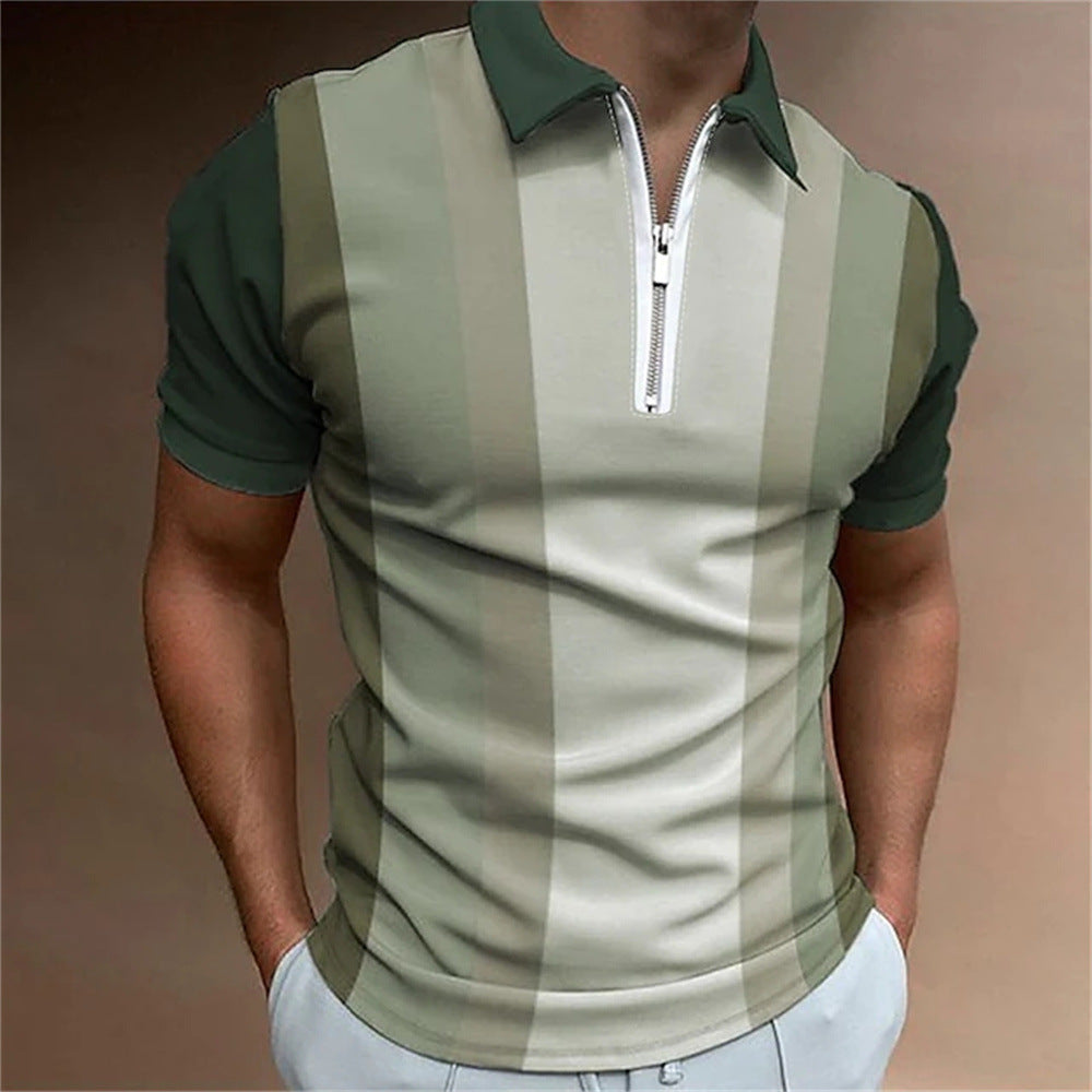 Men's 3D Printed Polo Shirt