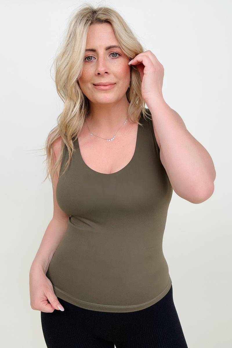 FawnFit Medium Length Lift Tank 2.0 with Built-in Bra 11 Colors