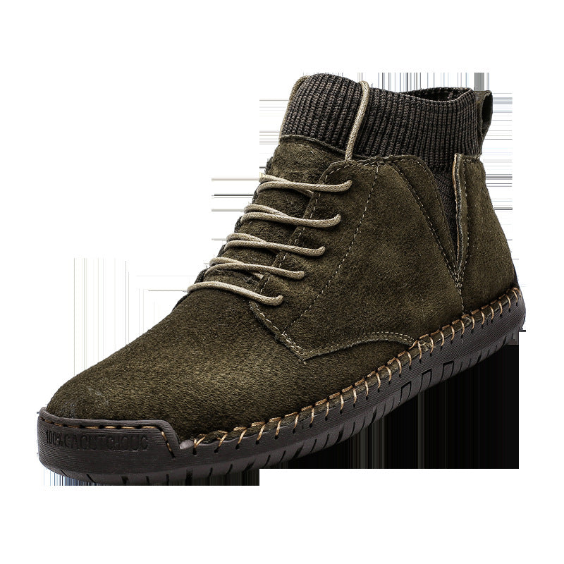 Men's Casual Warm Socks Shoes Ankle Boots