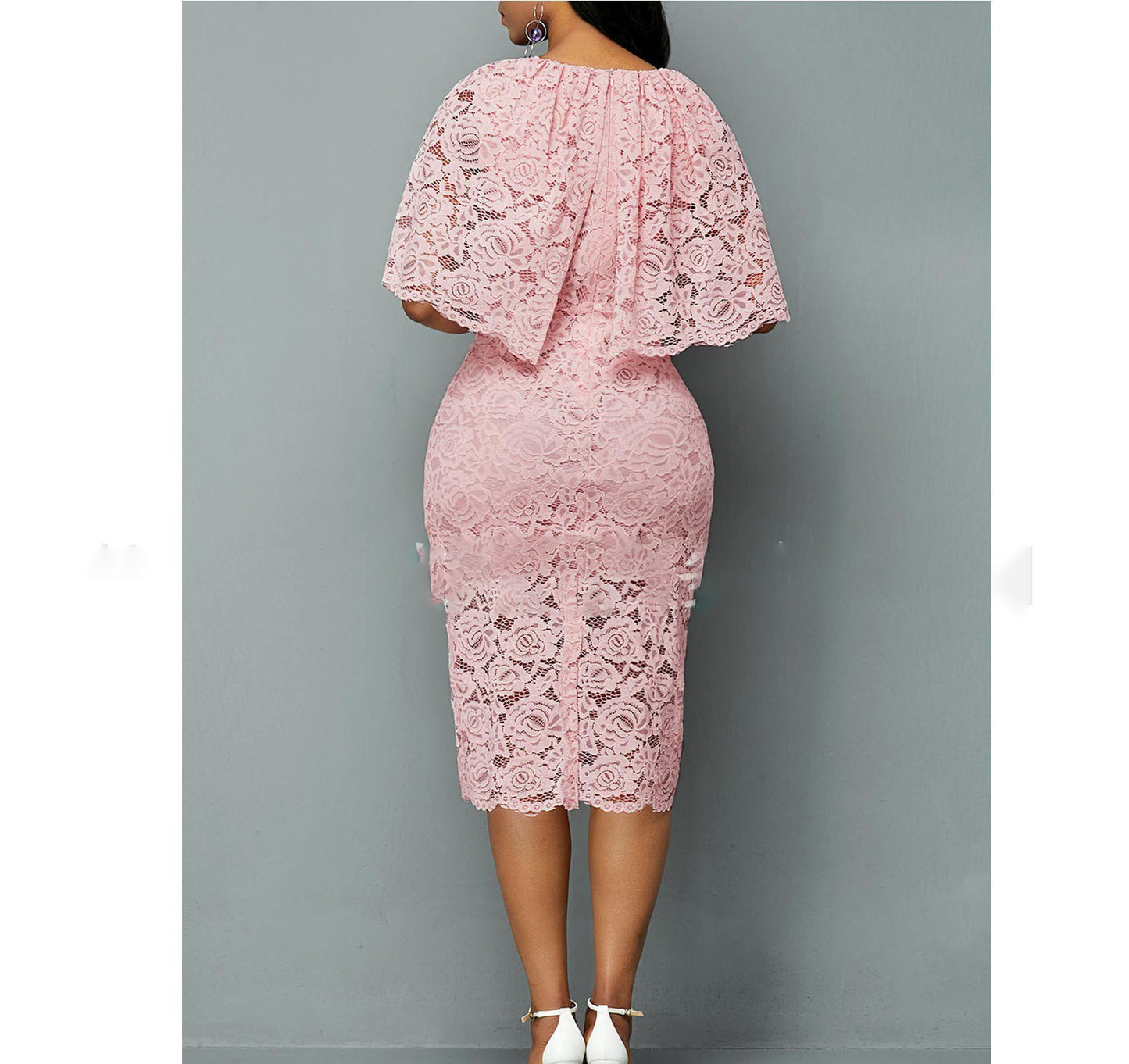 Women Fashion New Dress 4XL 5XL Plus Size Maxi Dress Dashiki Ankara Pink Robe