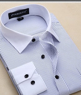 Men Business Long Sleeve Shirts