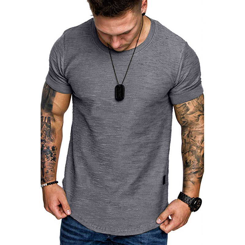 Men's Loose Round Neck Short Sleeve T-Shirt