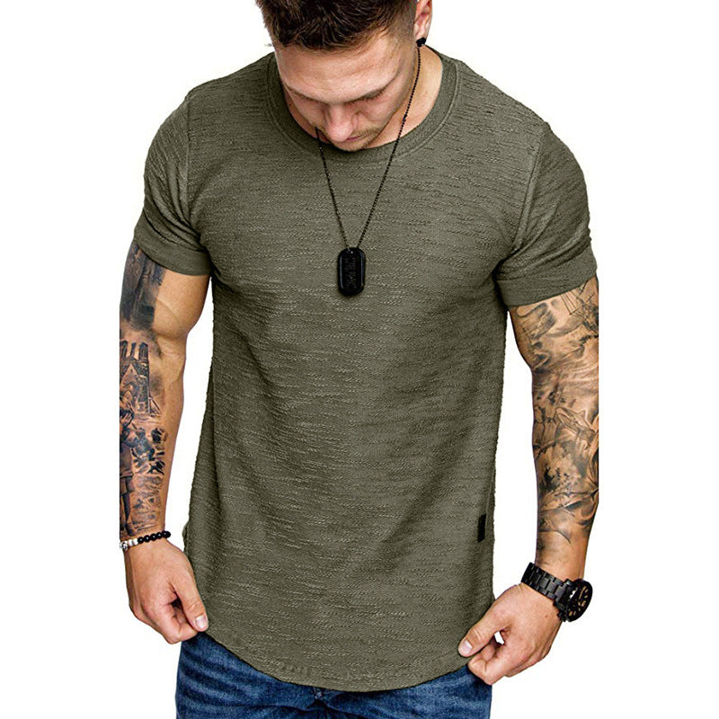 Men's Loose Round Neck Short Sleeve T-Shirt