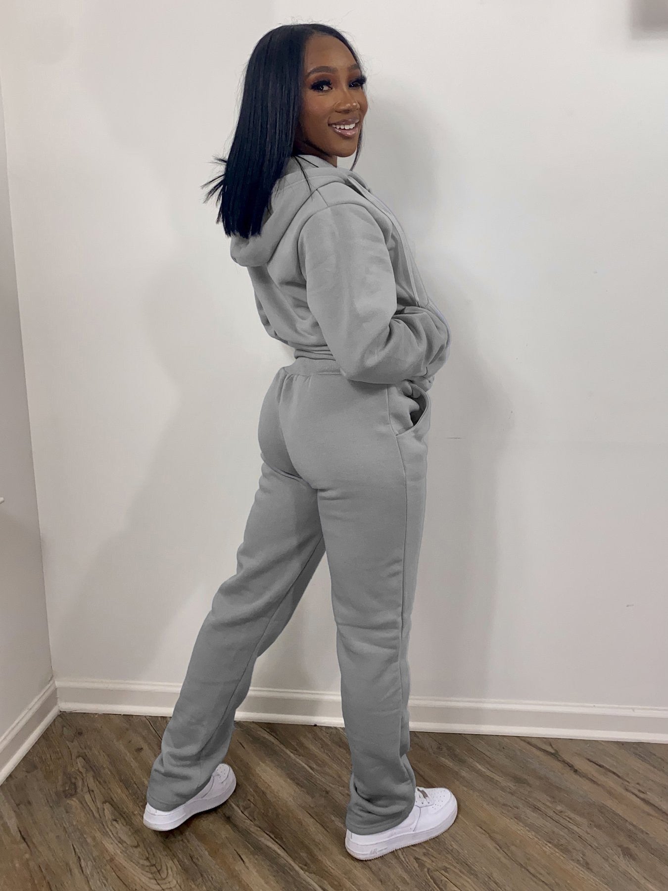 Women Sweatsuit Set 2 Piece Outfits Casual Hoodies Tops And Sweatpants Jogger Tracksuits Loose Trousers
