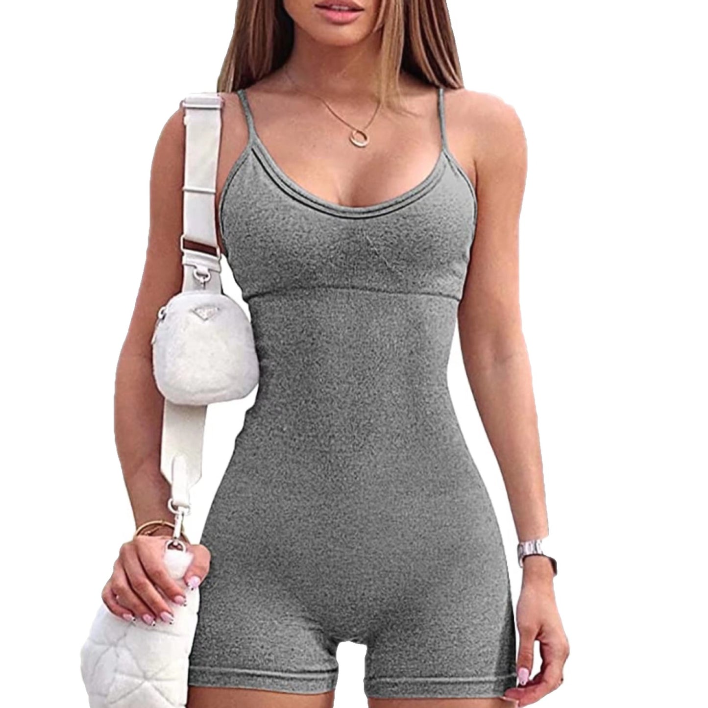 Yoga Fitness Jumpsuit Seamless Abdominal Contraction