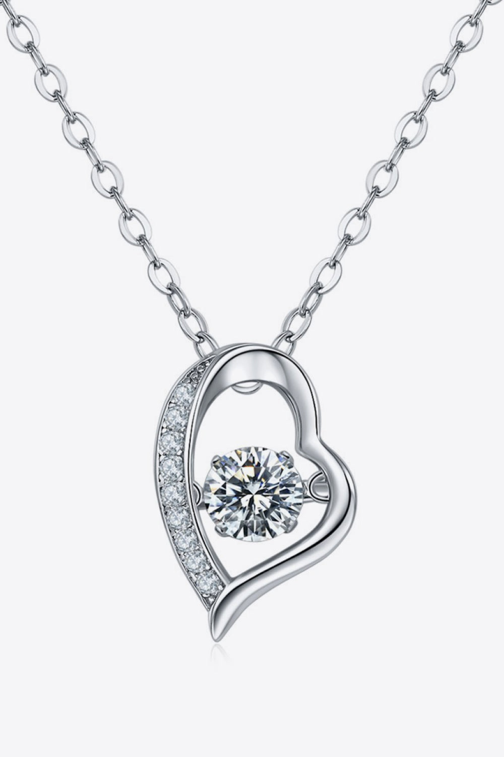 Jewelry 925 Sterling Silver Moissanite Pendant Necklace