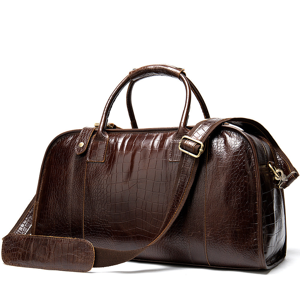 Leather Handmade Large-capacity Short-distance Travel Bag