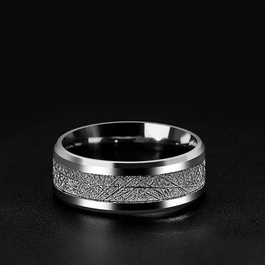 Fashion Personality Titanium Steel Ring Male