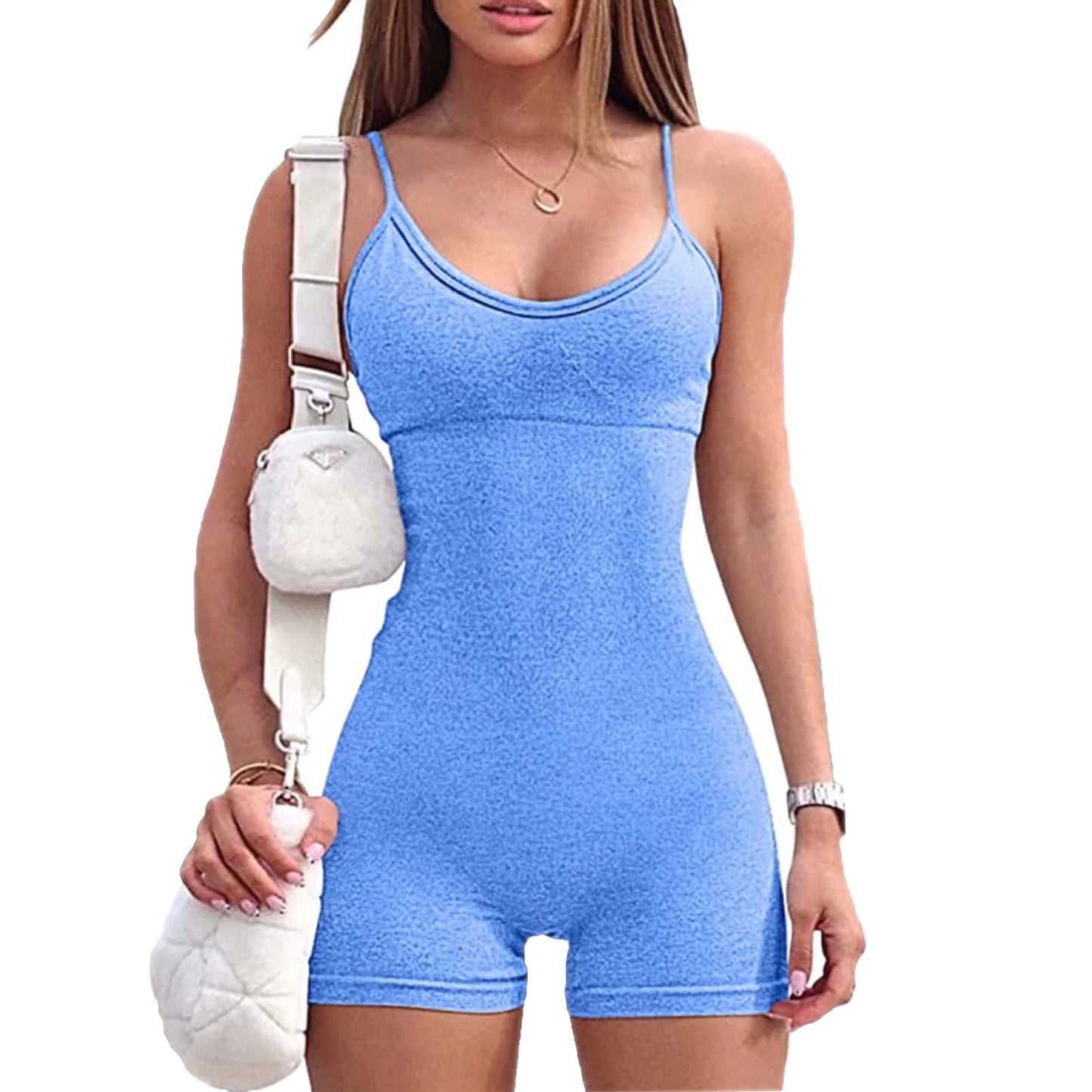 Yoga Fitness Jumpsuit Seamless Abdominal Contraction