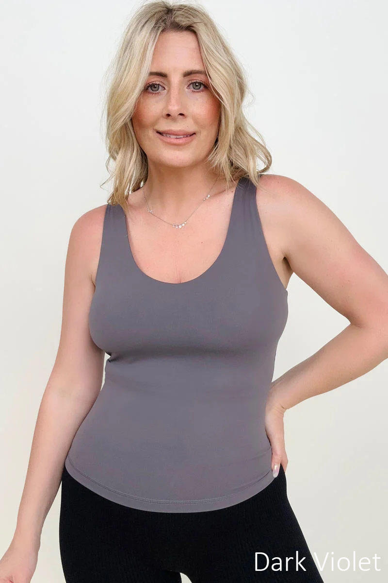 FawnFit Medium Length Lift Tank 2.0 with Built-in Bra 11 Colors