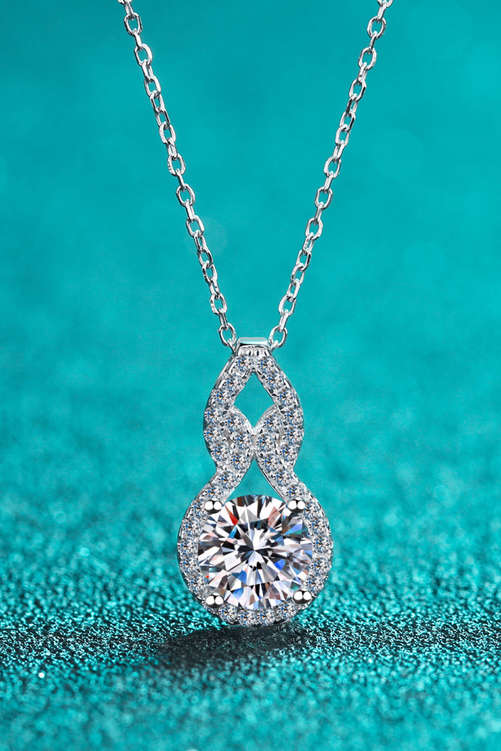 Jewelry 1 Carat Moissanite Pendant Necklace