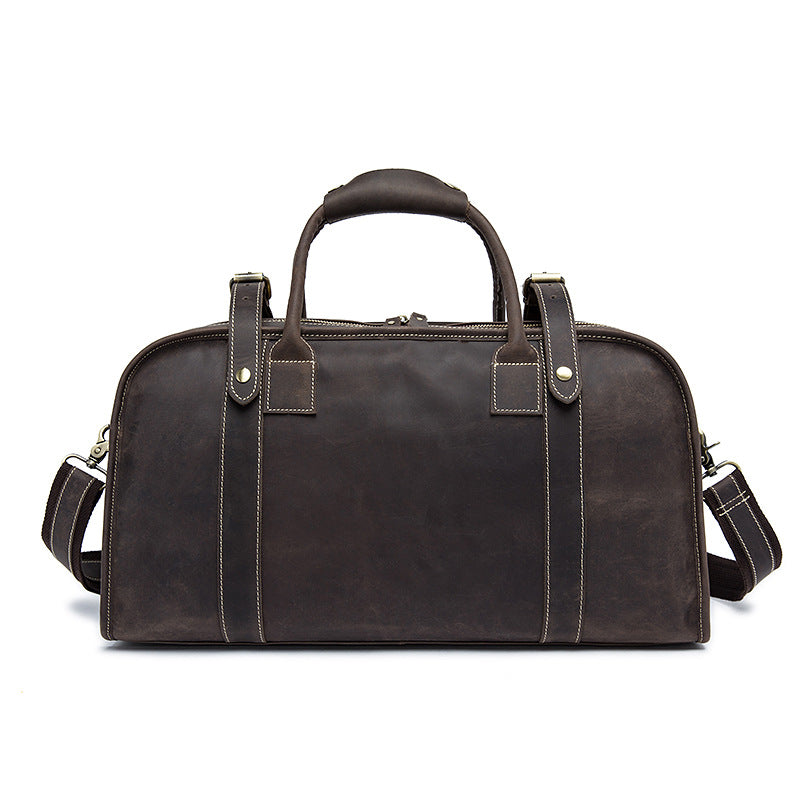 Leather Handmade Large-capacity Short-distance Travel Bag