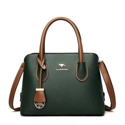 New Retro Leather Bag Ladies Purses And Handbags Luxury Handbags