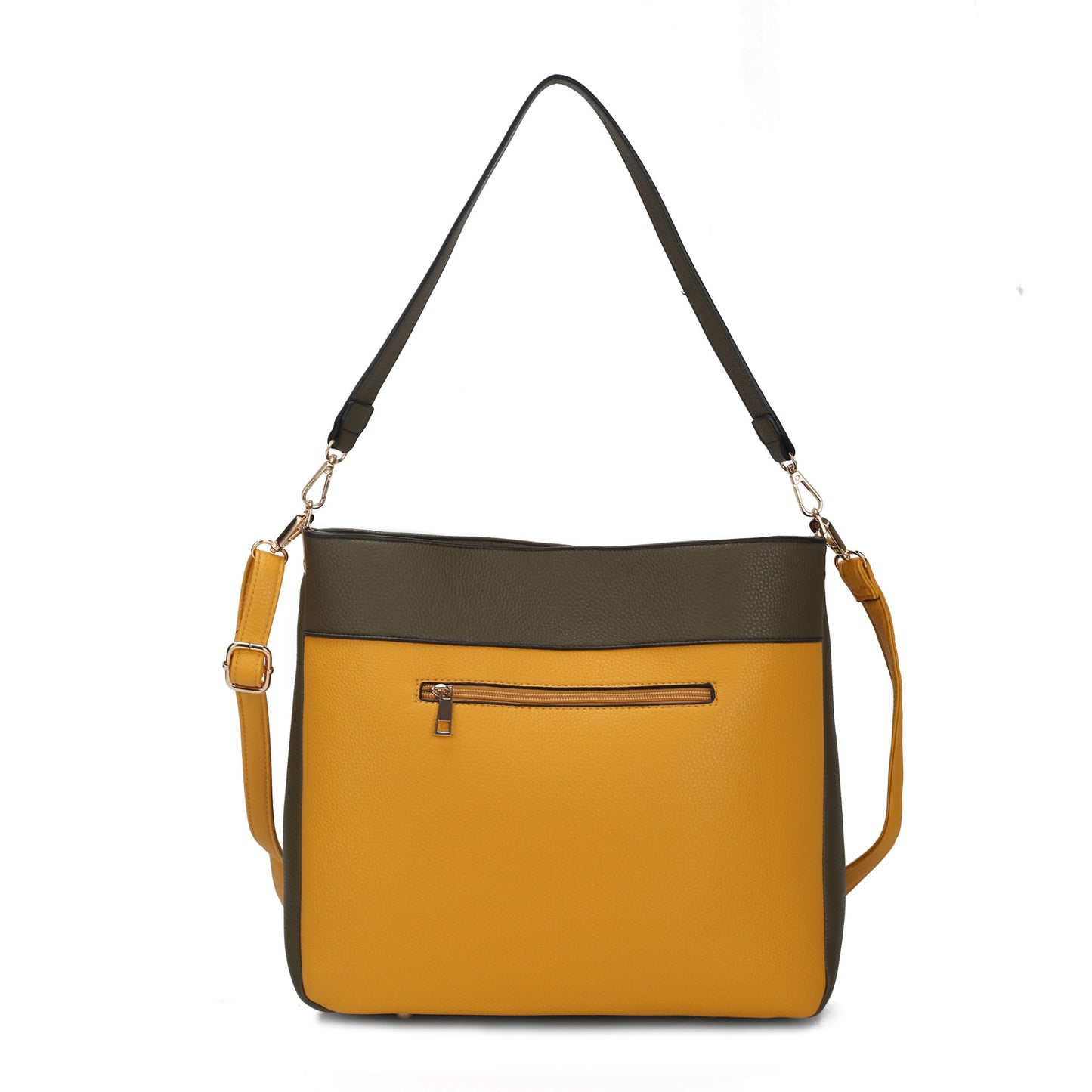 MKF Collection Evie two tone Vegan Leather Women Shoulder bag by Mia k