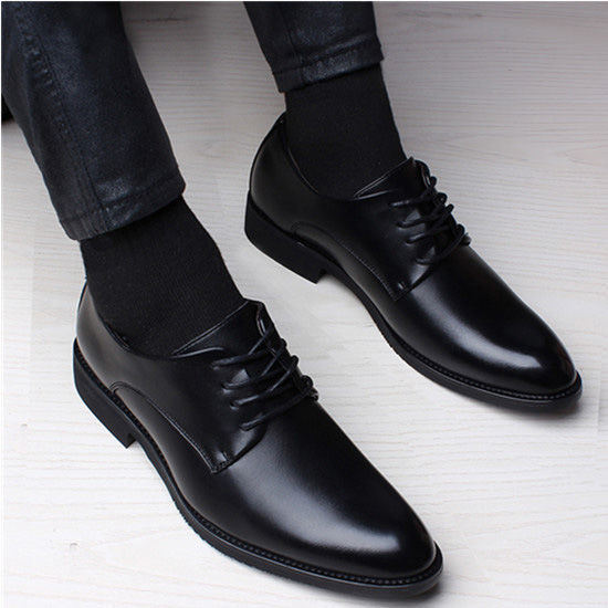 Black Men Suit Shoes Party Men's Dress Shoes 2022 Italian Leather Zapatos Hombre Formal Shoes Men Office Sapato Social Masculino