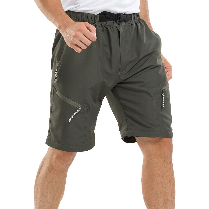 Mens Pants Tracksuit Bottoms Removable Lightweight Zip