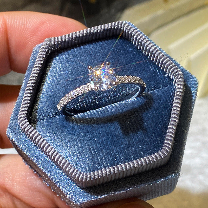 Jewelry American Zircon Engagement Wedding Ring